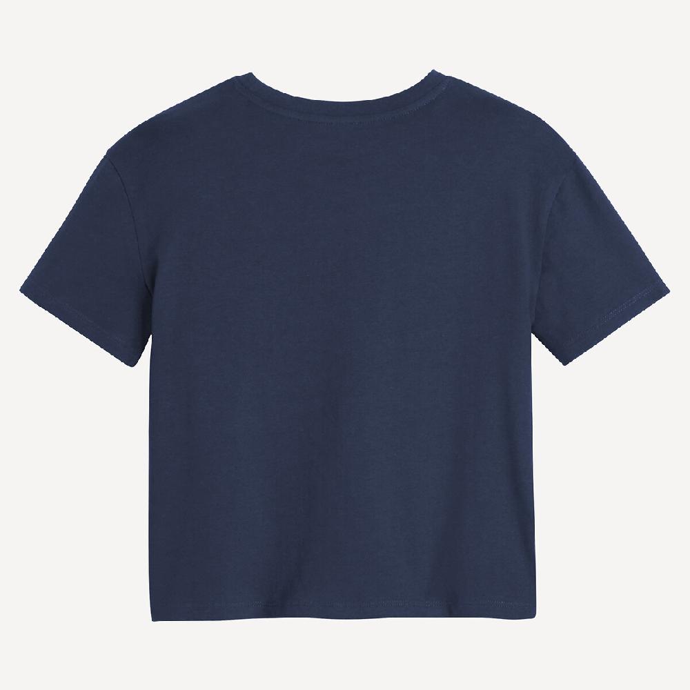 laredoute T-Shirt mit rundem Ausschnitt & Sonnen-Print marine LA REDOUTE COLLECTIONS Black Friday Preise