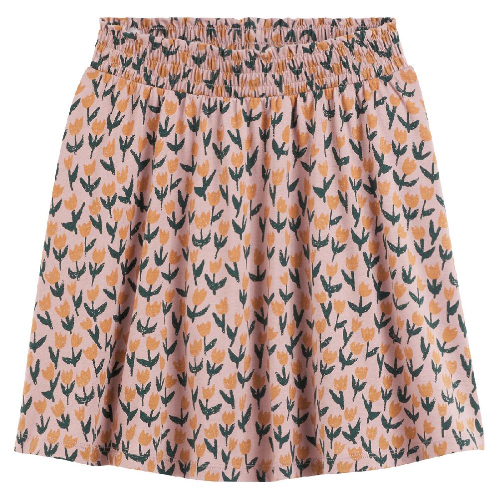 laredoute Kurzer Jerseyrock mit Blumenmuster rosa bedruckt LA REDOUTE COLLECTIONS Verkauf