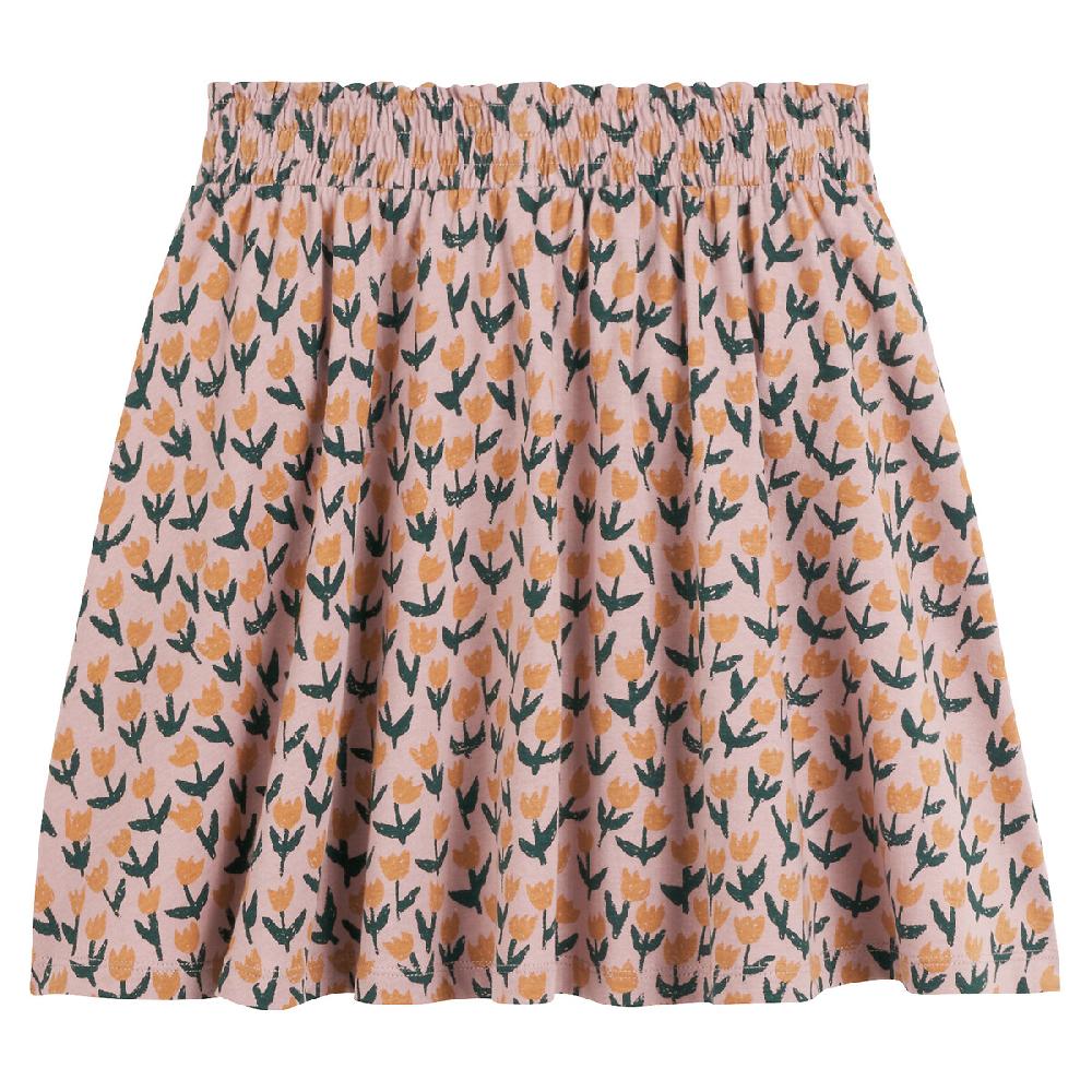 laredoute Kurzer Jerseyrock mit Blumenmuster rosa bedruckt LA REDOUTE COLLECTIONS Verkauf
