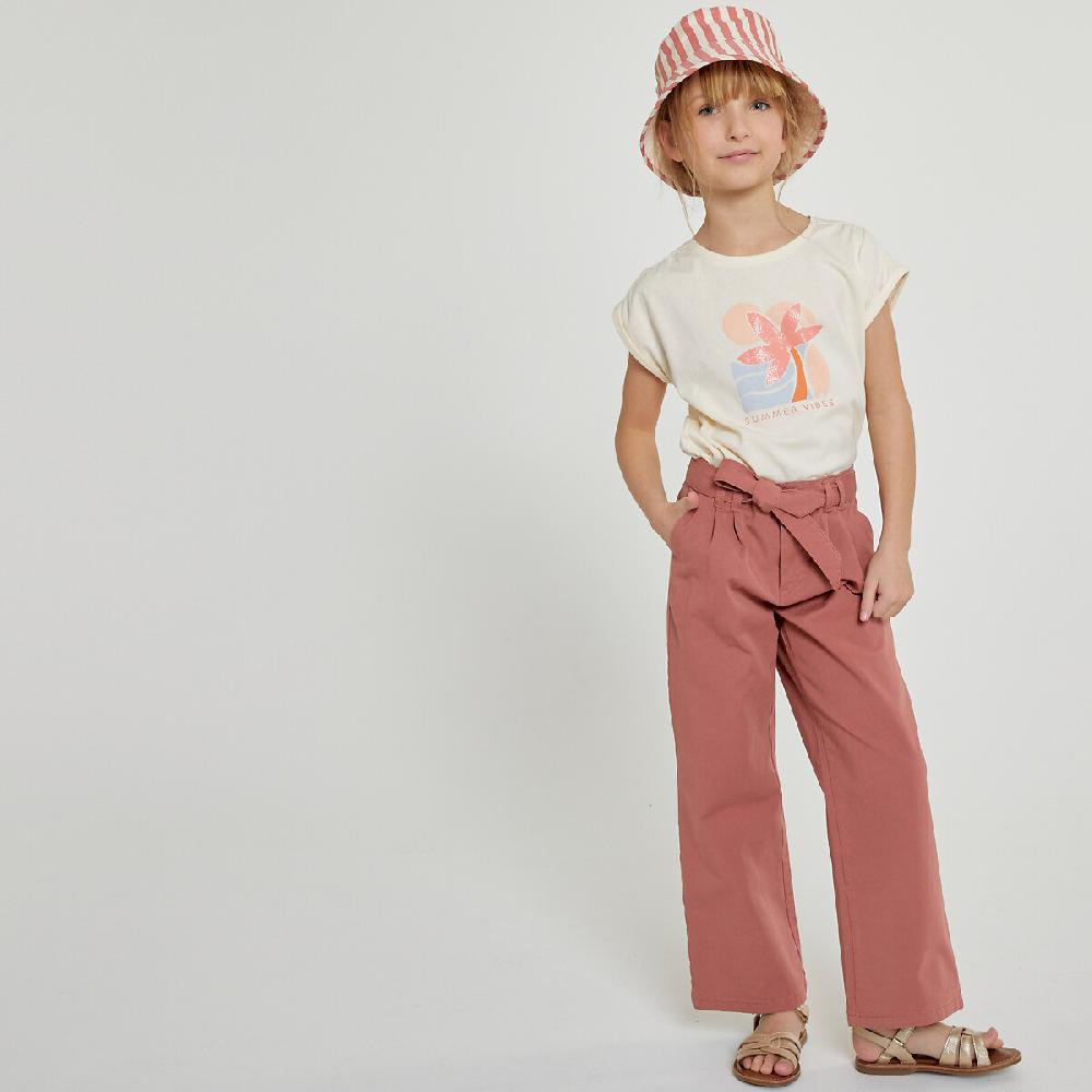 laredoute Gestreifter Bob-Hut aus Baumwolle rosa weiss gestreift LA REDOUTE COLLECTIONS Angebote