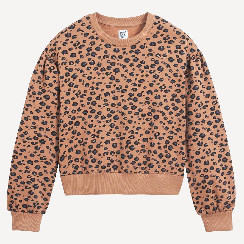 laredoute Sweatshirt mit Animalprint 18 Monate-14 Jahre leopardenmuster LA REDOUTE COLLECTIONS Blitzverkäufe