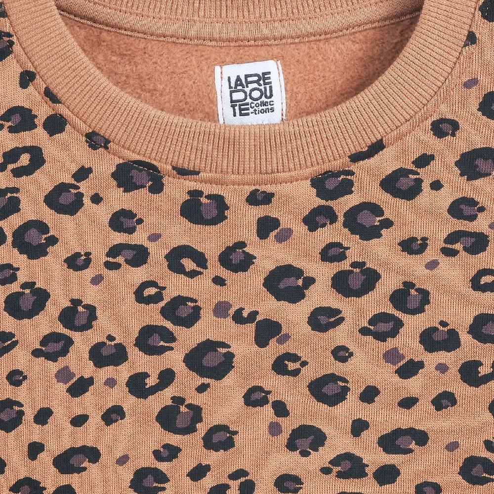 laredoute Sweatshirt mit Animalprint 18 Monate-14 Jahre leopardenmuster LA REDOUTE COLLECTIONS Blitzverkäufe