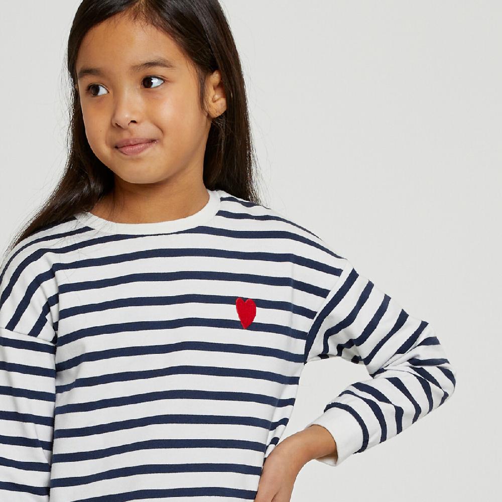 laredoute Gestreiftes Sweatshirt mit rundem Ausschnitt marine gestreift LA REDOUTE COLLECTIONS Rabatt