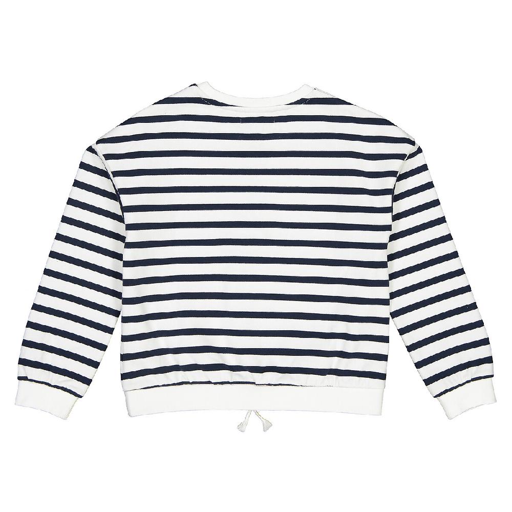 laredoute Gestreiftes Sweatshirt mit rundem Ausschnitt marine gestreift LA REDOUTE COLLECTIONS Rabatt