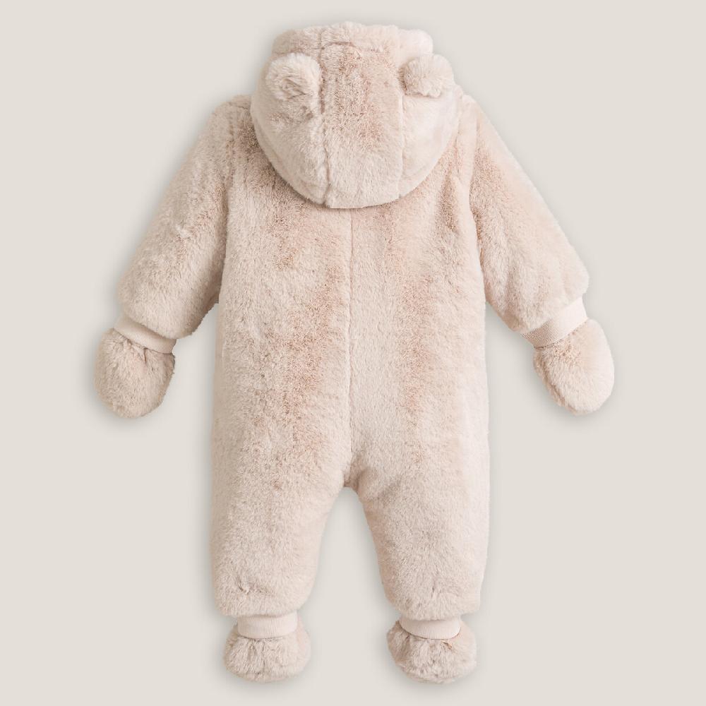 laredoute Kuscheliger Overall mit Kapuze rosa LA REDOUTE COLLECTIONS Versandkostenfrei