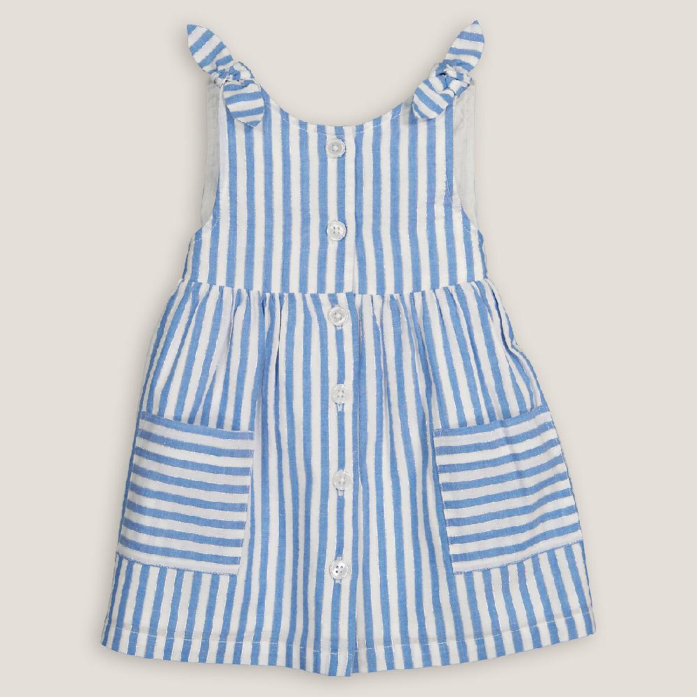 laredoute Kleid ärmellos gestreift blau LA REDOUTE COLLECTIONS Jubiläumsangebot