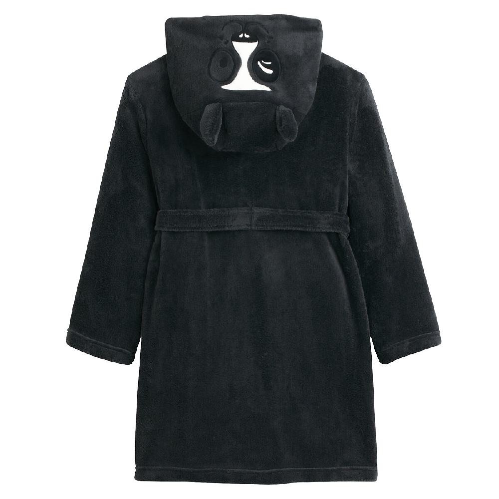 laredoute Morgenmantel mit Panda-Kapuze aus Fleece grau LA REDOUTE COLLECTIONS Heißer Verkauf