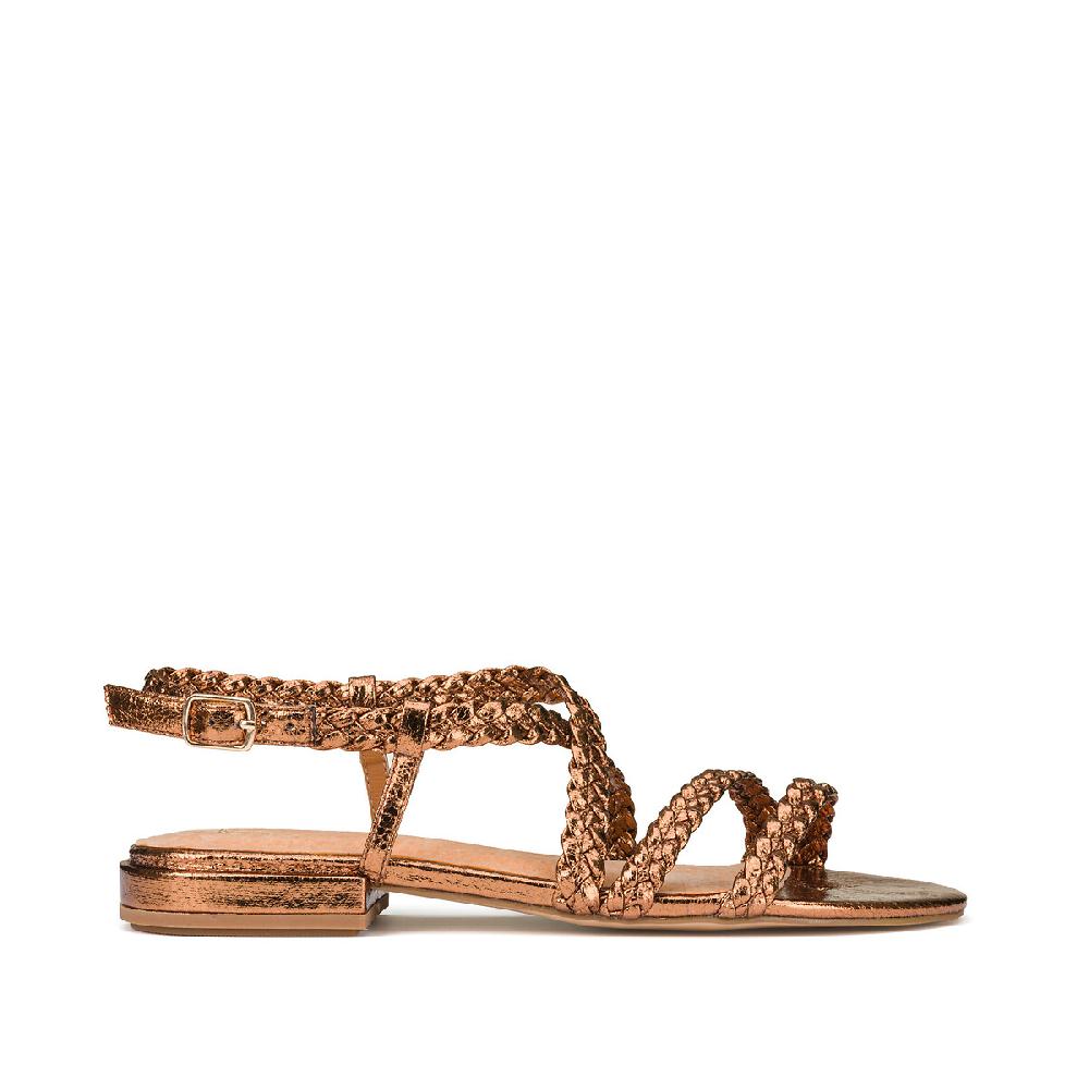 laredoute Geflochtene Sandalen bronzefarben LA REDOUTE COLLECTIONS Top Angebot