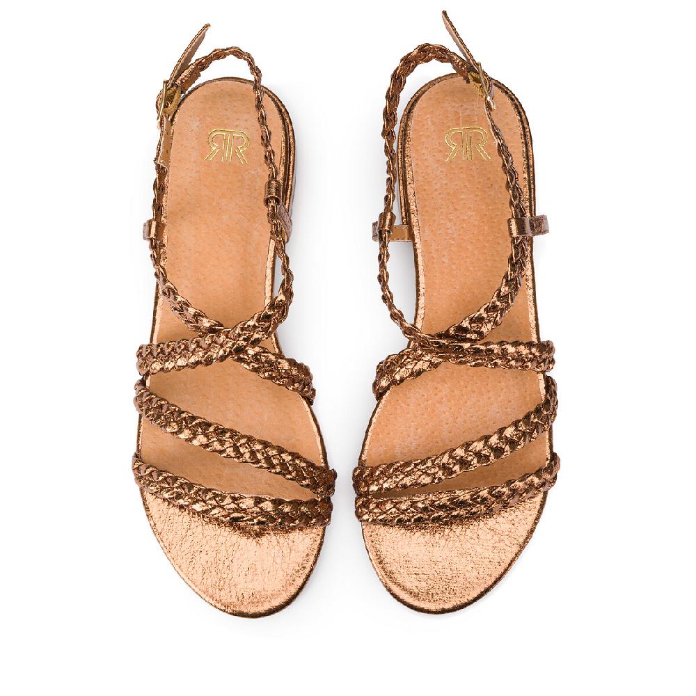 laredoute Geflochtene Sandalen bronzefarben LA REDOUTE COLLECTIONS Top Angebot