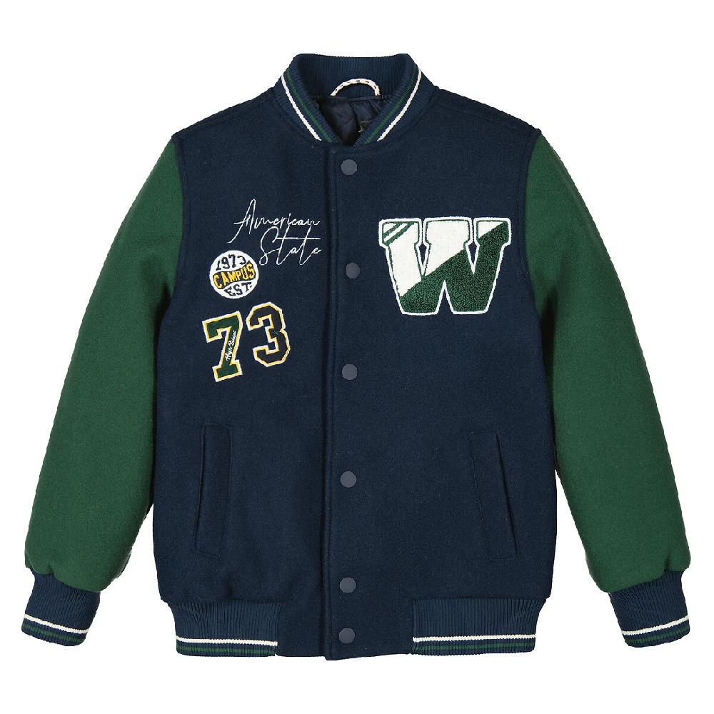 laredoute Jacke im College-Style marine/grün LA REDOUTE COLLECTIONS Exklusive Angebote