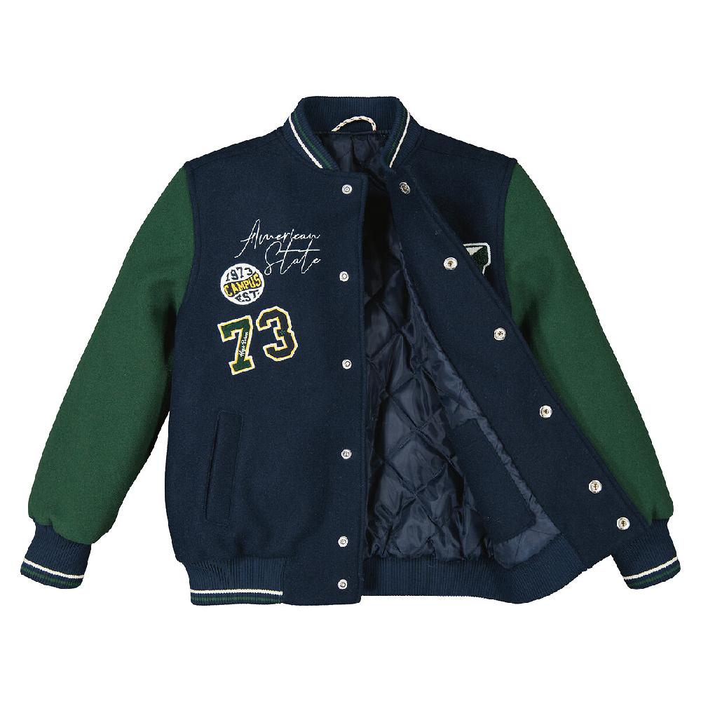 laredoute Jacke im College-Style marine/grün LA REDOUTE COLLECTIONS Exklusive Angebote