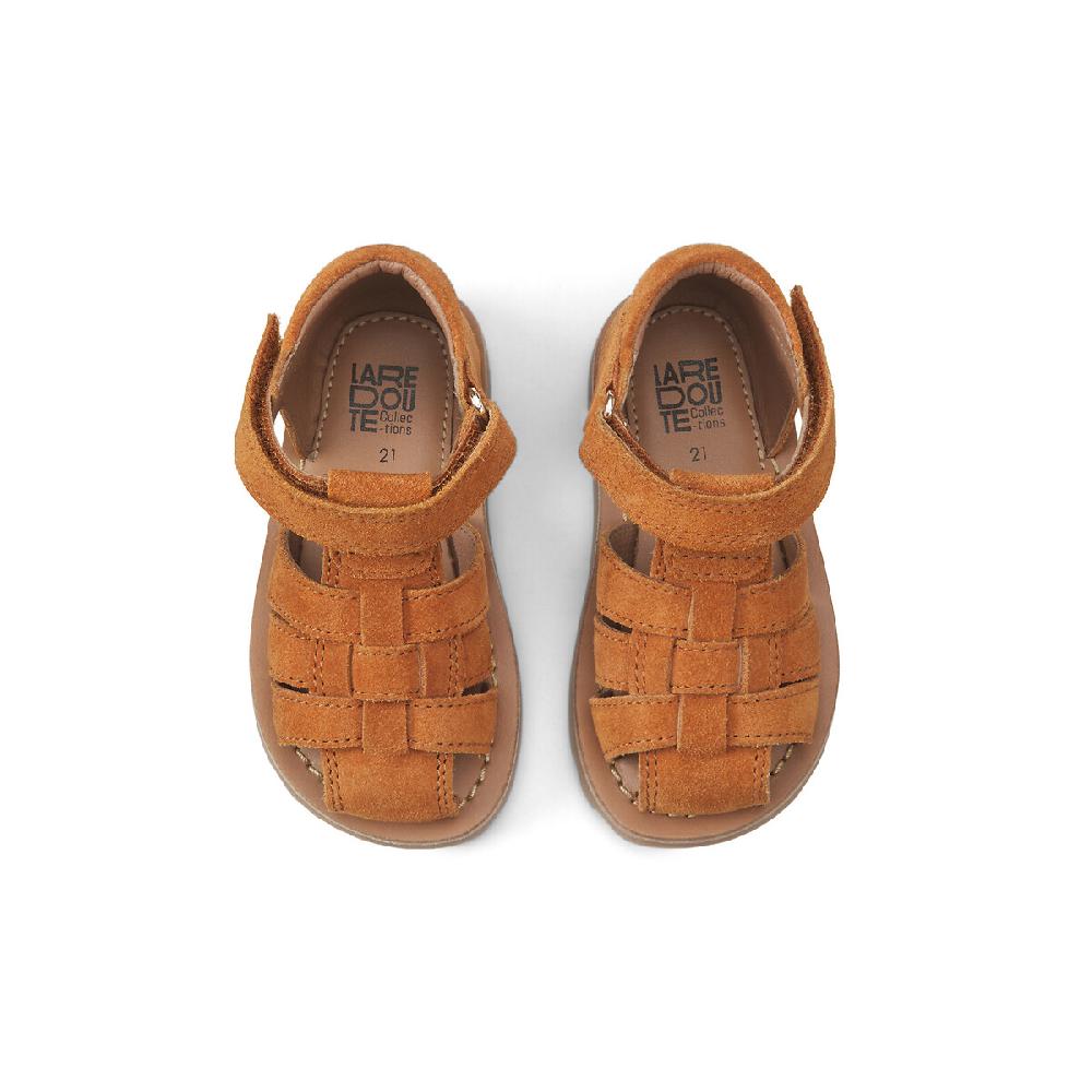 laredoute Sandalen Leder orange LA REDOUTE COLLECTIONS Super Sparpreis