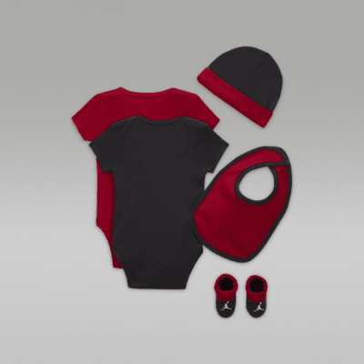 Jordan 5-Piece Core Gift SetFünfteiliges Bodysuit-Set für Babys Online Outlet