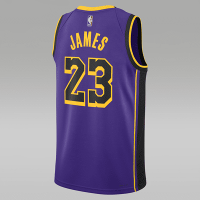 Los Angeles Lakers Statement EditionJordan Dri-FIT NBA Swingman Trikot für Herren Saisonale Angebote