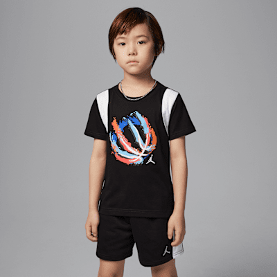 JordanBball Fire Mixed zweiteiliges Shorts-Set (jüngere Kinder) Hotsell