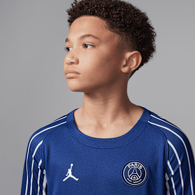 Paris Saint-Germain 2024/25 Stadium FourthJordan langärmliges Replika-Fußballtrikot mit Dri-FIT-Technologie (ältere Kinder) Weihnachtsangebot