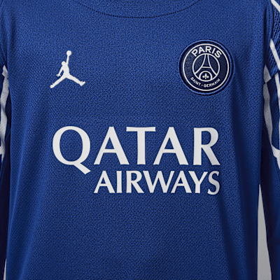 Paris Saint-Germain 2024/25 Stadium FourthJordan langärmliges Replika-Fußballtrikot mit Dri-FIT-Technologie (ältere Kinder) Weihnachtsangebot