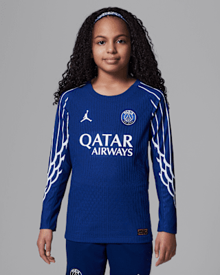 Paris Saint-Germain 2024/25 Match FourthJordan Dri-FIT ADV Authentic Longsleeve-Fußballtrikot (ältere Kinder)