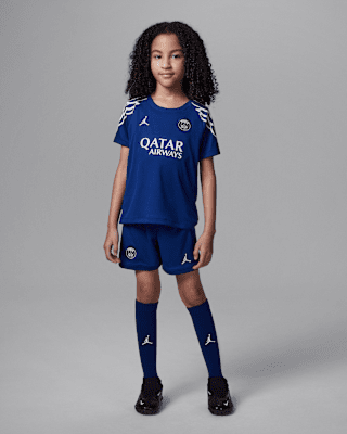 Paris Saint-Germain 2025 Stadium FourthJordan Replica dreiteiliges Fußballtrikot-Set (jüngere Kinder)