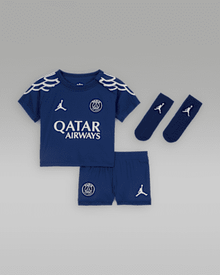 Paris Saint-Germain 2025 Stadium FourthDreiteiliges Jordan Replika-Fußballtrikot-Set (Babys und Kleinkinder)
