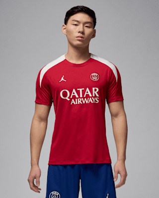 Paris Saint-Germain Strike FourthJordan Dri-FIT Kurzarm-Fußballoberteil aus Strickmaterial (Herren)