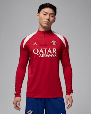 Paris Saint-Germain Strike FourthJordan Fußball-Drill-Strickoberteil mit Dri-FIT-Technologie (Herren)