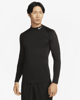 Nike ProFitness-Longsleeve mit Stehkragen für Herren