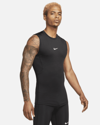 Nike ProÄrmelloses Dri-FIT Fitnessoberteil mit enger Passform für Herren