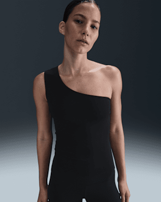 Nike ZenvyAsymmetrisches Dri-FIT Tanktop (Damen)