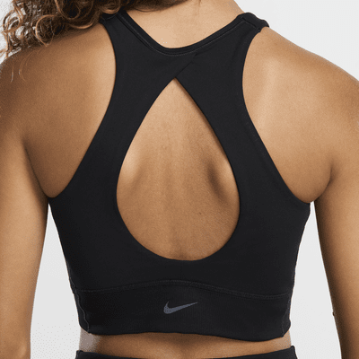 Nike One TwistLeicht gefütterter Sport-BH mit leichtem Halt und hohem Ausschnitt (Damen) Flash Sale