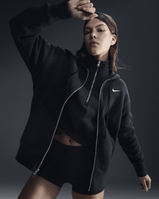 Nike Sportswear Phoenix FleeceOversize-Damen-Hoodie mit durchgehendem Reißverschluss