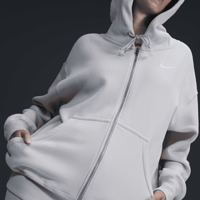 Nike Sportswear Phoenix FleeceOversize-Damen-Hoodie mit durchgehendem Reißverschluss Valentinstagsangebot