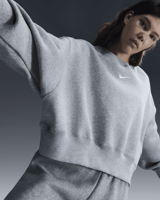 Nike Sportswear Phoenix FleeceOver-Oversized Rundhals-Sweatshirt für Damen