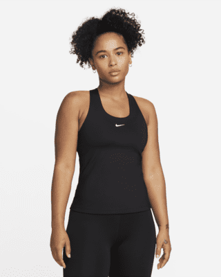 Nike SwooshGepolstertes Sport-BH-Tanktop mit mittlerem Halt für Damen