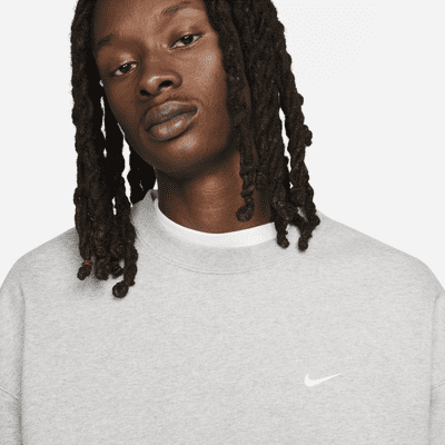 Nike Solo SwooshFleece-Rundhalsshirt für Herren Tiefpreis