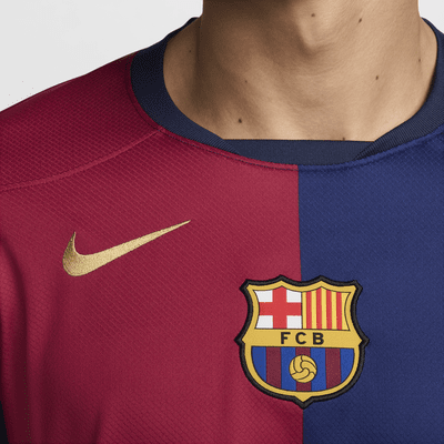 FC Barcelona 2024/25 Stadium HomeNike Replika-Longsleeve-Fußballtrikot mit Nike Dri-FIT-Technologie (Herren) Tägliche Deals
