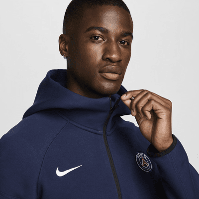 Paris Saint-Germain Tech Fleece WindrunnerNike Fußball-Hoodie mit durchgehendem Reißverschluss für Herren Super Rabatt