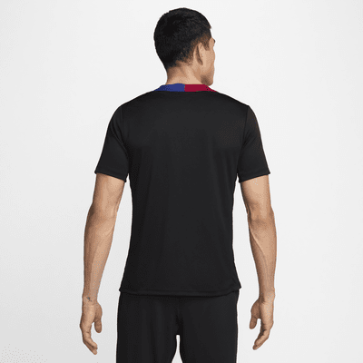 FC Barcelona StrikeNike Dri-FIT Kurzarm-Fußballoberteil aus Strickmaterial (Herren) 50% Rabatt mit kostenlosem Versand