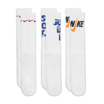 Nike Everyday Plus gepolstertCrew-Socken (3 Paar) Blitzverkäufe