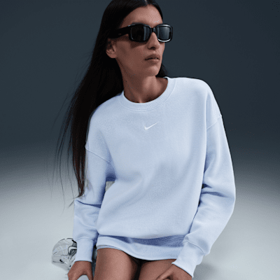 Nike Sportswear Phoenix FleeceOversize-Damen-Sweatshirt mit Rundhalsausschnitt Exklusivangebot