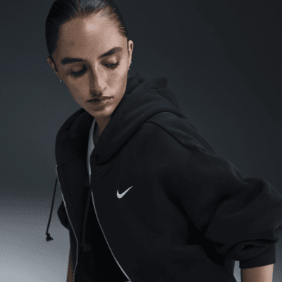 Nike Sportswear Phoenix Fleeceweite verkürzte Kapuzenjacke (Damen) Preisnachlass