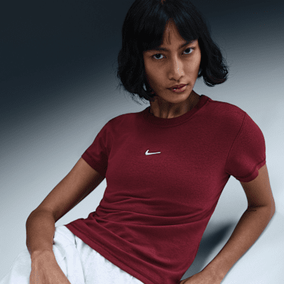 Nike Sportswear Chill KnitKurz-T-Shirt mit schmaler Passform für Damen Osterangebot