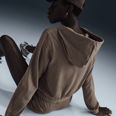Nike Sportswear Chill TerryFrench Terry-Hoodie mit durchgehendem Reißverschluss für Damen Exklusive Angebote