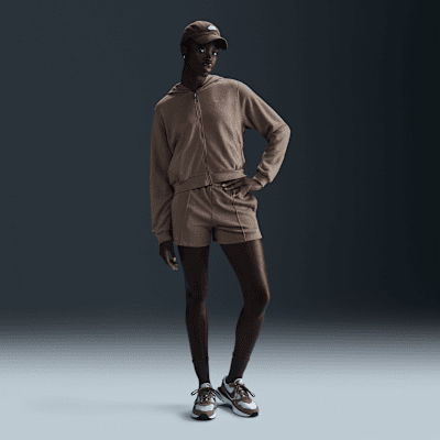 Nike Sportswear Chill TerryFrench Terry-Hoodie mit durchgehendem Reißverschluss für Damen Exklusive Angebote