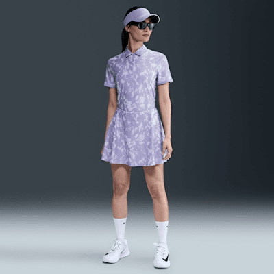 Nike VictoryKurzärmliges Golf-Poloshirt mit Print und Dri-FIT-Technologie (Damen) Räumungsverkauf