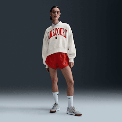 NikeCourt Phoenix FleeceOver-Oversized-Sweatshirt mit Rundhalsausschnitt (Damen) JETZT KAUFEN