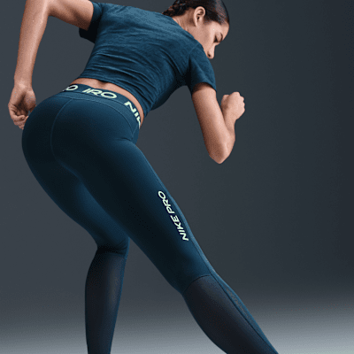 Nike ProLeggings in voller Länge mit Mesh-Einsatz (Damen) Fabrikpreis