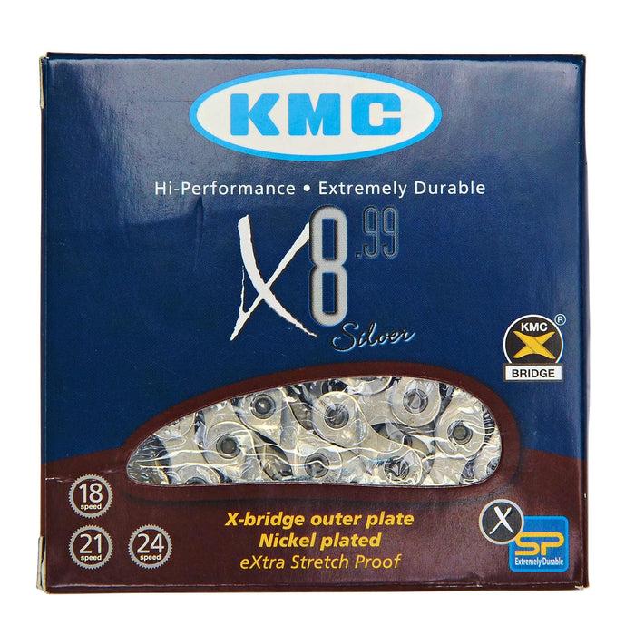 Kette 6/7/8V KMC X8 Silber Große Rabatte