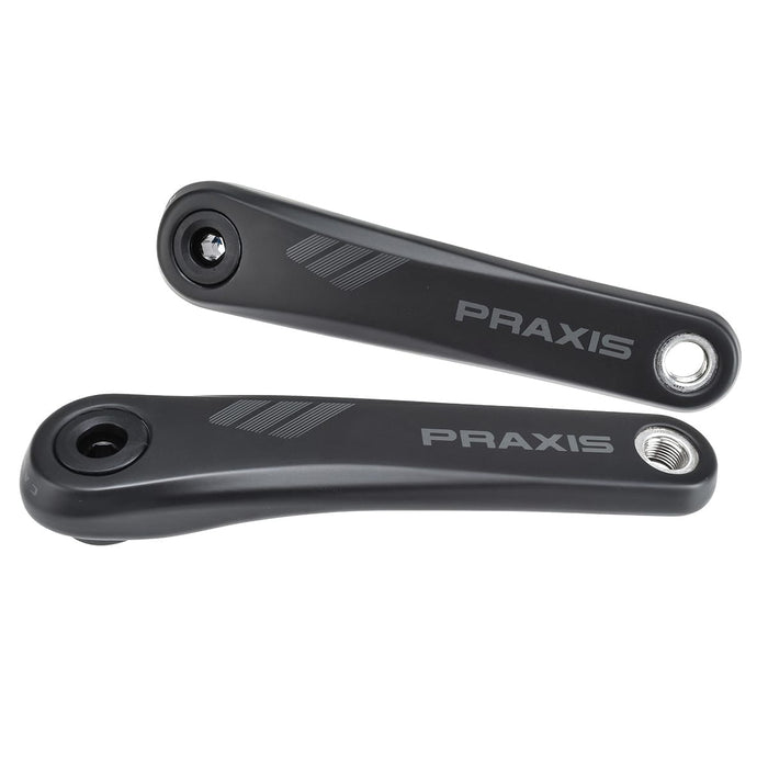 Carbon-Kurbeln für E-Mountainbike PRAXIS Motor Yamaha/Bosch Schwarz Blitzangebot