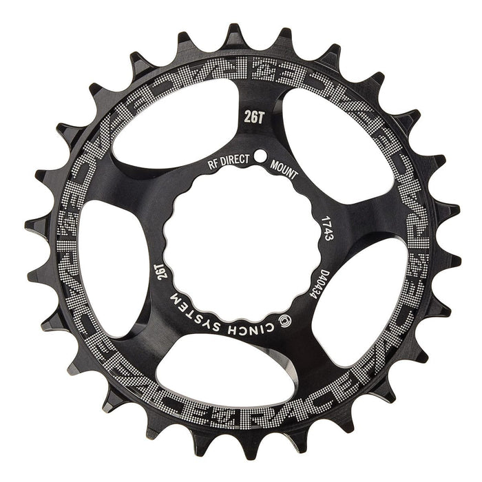 Mono Kettenblatt RACE FACE NARROW WIDE 9/10/11/12V Cinch Direct Mount Schwarz